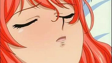 Ruiva Hentai com Peitões em 69 Oral Quente