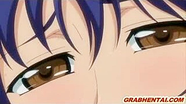 Gostosa Amarrada de Peitos Enormes Levando Surra e Gozada na Cara em Hentai Extremo!