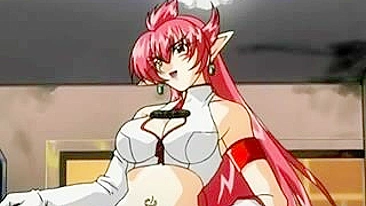 Policial Hentai Leva Vara Dura na Buceta Molhada no Carro