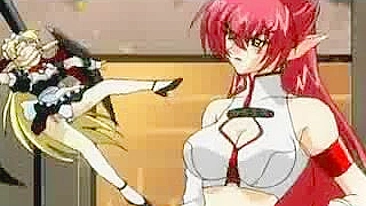 Policial Hentai Leva Vara Dura na Buceta Molhada no Carro