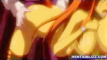 Ruiva Hentai Gata Fodida com Força na Masmorra