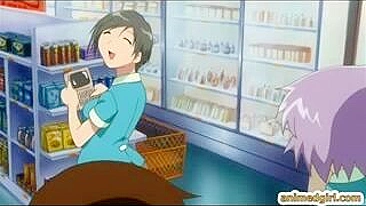 Pornô Anime Japonês - Peitões Gozando e Cavalgando Pau