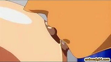 Pornô Anime Japonês - Peitões Gozando e Cavalgando Pau