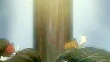 Garota de Hentai em Bondage numa Cena Quente de Sexo Lésbico