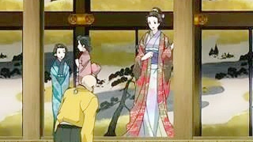 Garota de Hentai em Bondage numa Cena Quente de Sexo Lésbico