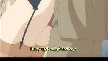 Bukkake no Trem Público com Universitária Peituda Hentai