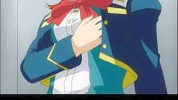 Bukkake no Trem Público com Universitária Peituda Hentai