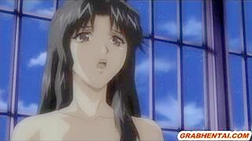 Trans Hentai Japonesas Encaram Sexo Anal Duro Diante dos Colegas!