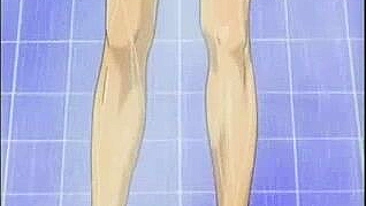 Gata Hentai Quente se Masturba com Peitões Suculentos e Calcinha Rosa!