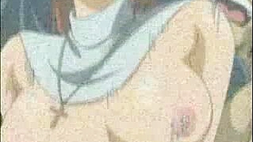 Amarrada e Nua - Enfermeira Hentai Toma Injeção no Cu e Fode com o Doutor