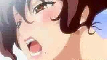 Professora Hentai Enfia Dildo na Buceta Molhada com Peitos Balançando!