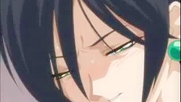 Professora Hentai Sensual se Masturba com Linguiça e Buceta Molhada