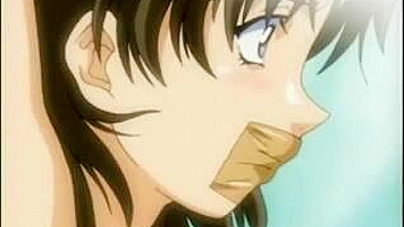 Vadia Anime Amarrada e Amordaçada Apalpada em Vídeo Hentai Quente