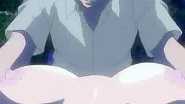 Enfermeira Hentai em Orgia Selvagem com Bandidos ao Ar Livre