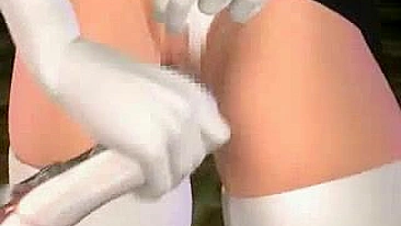 Fofinha hentai em orgia de tentáculos - todos buracos cheios!