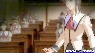 Universitárias Hentai em Ménage com o Pau do Sortudo