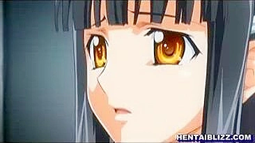 Bandidos Hentai Metem e Gozam no Rosto da Garota em Cena Selvagem