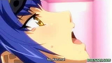 Fãs de Bondage Hentai Vão Amar Essa MILF Peituda Sendo Lambida e Chupada!