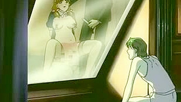 Empregada Hentai Tem Cu e Buceta Molhada com Dildo em Fetiche Bondage