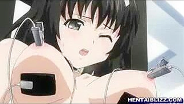 Colegial Hentai Voluptuosa Goza com Vibrador e Brincadeiras no Cu
