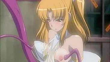 Fantasia Suprema de Fãs Hentai - Garota Fofa Arrombada por Tentáculos e Gozada Dentro!