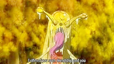 Gata Peituda Hentai Lambida por Tentáculos Monstruosos em Vídeo Pornô Alucinante