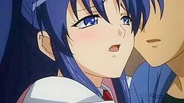 Garota Leva Foda nos Peitos e em Pé no Banheiro Público em Vídeo Hentai