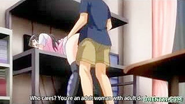 Vídeo Pornô Hentai - Universitária Peituda Tem Buceta Molhada Fodida e Engole Porra