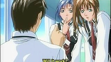 Colegial Japonesa Hentai de Peitos Redondos Tem Buceta Molhada Fodida com Força