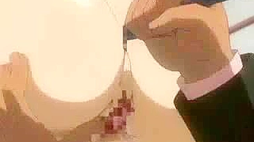 Vídeo Hentai - Bundas Acorrentadas com Dildos e Chupando Paus Duros