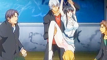 Colegial Amarrada Gozando na Masturbação