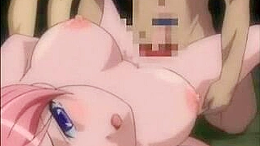 Amarrada e Arrombada por Travestis - Dupla Penetração Hentai