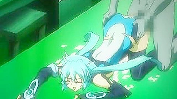 Fofinha Hentai Gangbangada por Gozadas Monstruosas