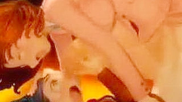 Gatinha Hentai Fode Travesti Colegial em Vídeo Pornô 3D