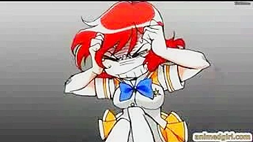 Colegial Travesti de Hentai se Masturba pro Prazer Máximo