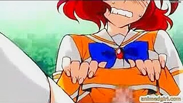 Princesa Hentai Dedando Travesti em Vídeo Pornô