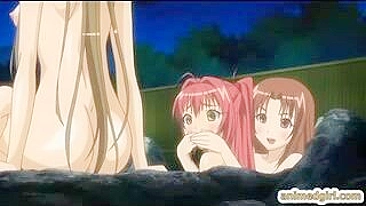 Gatas Hentai Peitudas Cavalgam Forte no Pau!