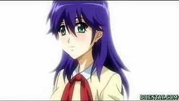 Universitárias Peitudas de Lingerie em Foda Anime Hentai