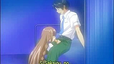 Hentai universitária safada chupa pau e cavalga gostoso