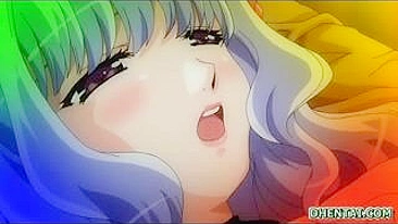 Deusa Hentai Peituda Ganha Massagem Corporal Suprema