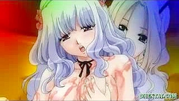 Deusa Hentai Peituda Ganha Massagem Corporal Suprema