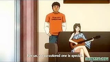 Sessão Quente de Foda da Esposa Hentai Peituda