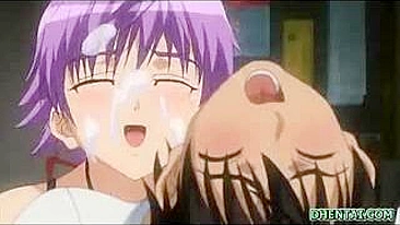 Empregada Peituda e Suculenta Rebolando os Peitos em Fantasia Hentai