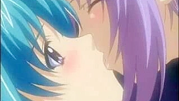 Lésbicas Hentai se Esfregam para Prazer Supremo