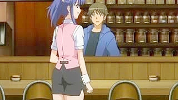 Hentai Pornô Japonês - Garçonete Peituda Leva Espanhola de Cara Gostoso de Anime