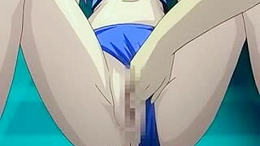 Pornô Anime Japonês - Dedando Buceta Apertada de Novinha Molhada