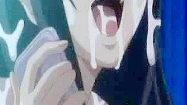 Gata Hentai Fodida e Coberta de Porra Quente!