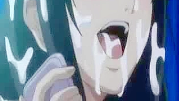 Gata Hentai Fodida e Coberta de Porra Quente!