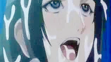 Gata Hentai Fodida e Coberta de Porra Quente!