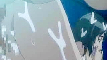 Gata Hentai Fodida e Coberta de Porra Quente!